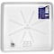 American Built Pro Washing Machine Pan, 30 in x 28 in Durable HDPE Plastic, White, Undrilled w Drain Hose Adapter WMSP-1Und - alternate 1